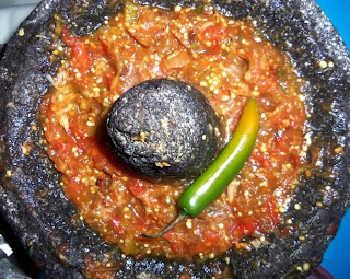 SALSA DE MOLCAJETE (RECETA)