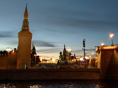 Plaza Roja desde el río Moscova - Moscú - Rusia