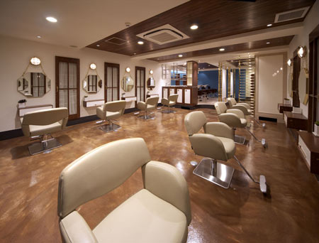 Interior Designing on Environmental Design  Hair Salon