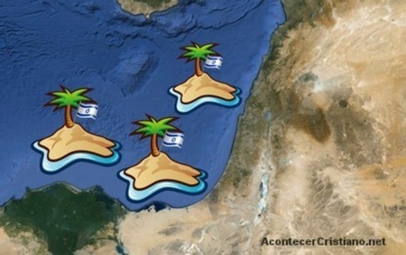 Israel planea construir islas artificiales
