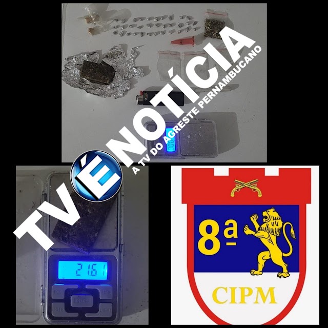 APREENSÃO DE ENTORPECENTES NA CIDADE DE PESQUEIRA 
