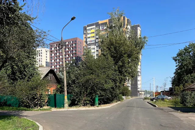 Щербинка, улица Кирова, улица Орджоникидзе, строящийся жилой комплекс «Юнино», жилой комплекс «Калипсо-3»