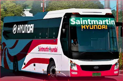Saintmartin Hyundai bus counter number