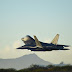 USAF Lockheed Martin F-22 Raptor Takeoff At Hawaii