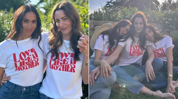 Meghan Markle and Former 'Suits' Co-Star Abigail Spencer Wear Matching Charity T-shirts: Promoting Love and Support