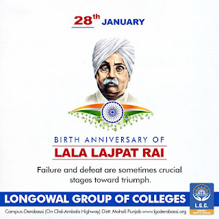 Humble tributes to Punjab Kesari Lala Lajpat Rai