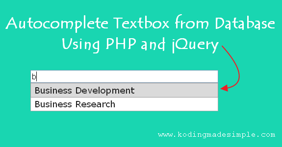 Autocomplete Textbox from MySQL Database using PHP & jQuery jquery-php-autocomplete-textbox-from-database-mysql