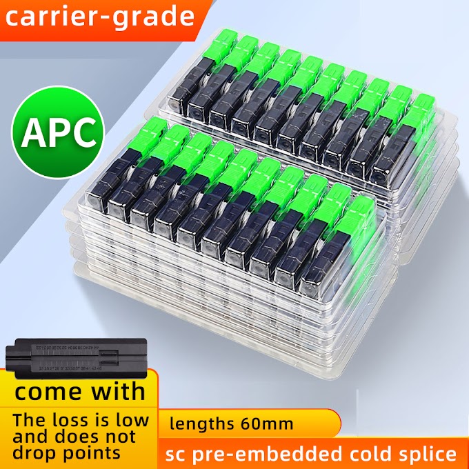 Revolutionize Your Fiber Optic Connections with SIGS Fiber Cold Splicer SC-APC Connector FTTH Embedded Leather Wire Quick Connector