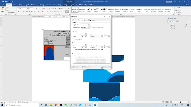 Cara Mudah Membuat Kartu Siswa Micorosoft Word Menggunakan Mailing Merge