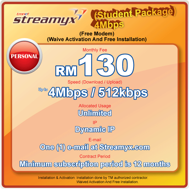 Welcome To Tm Online Registration Streamyx For Student
