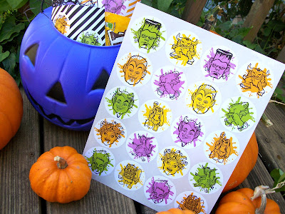 Halloween stickers