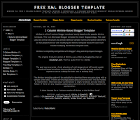 MXL Blogger Template Full Black