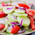 Marinated Cucumbers, Onions, and Tomatoes