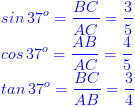 SAINS MUDA: Sin, Cos, Tan sudut 37° dan 53° - Sudut Istimewa paling ...