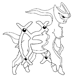pokemon coloring pages arceus