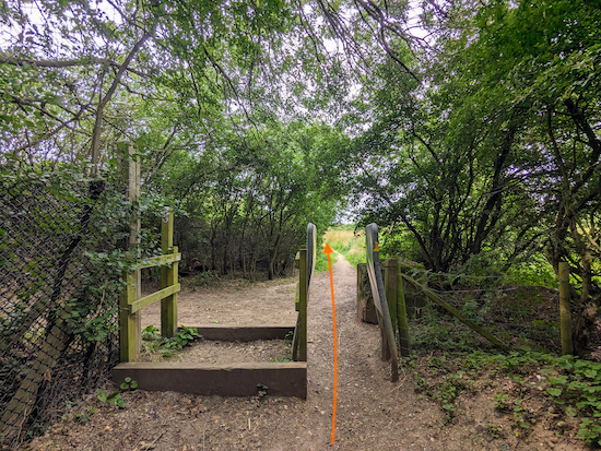 Continue on Ridge bridleway 2