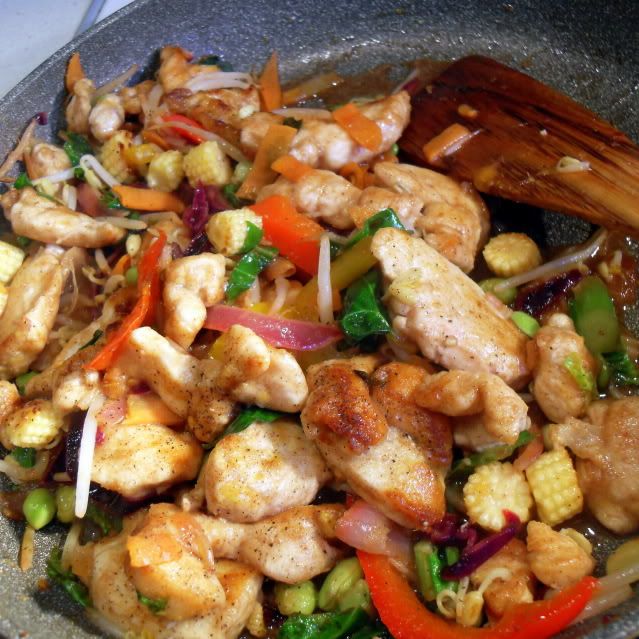 Sticky Lemon and Ginger Chicken Stir Fry