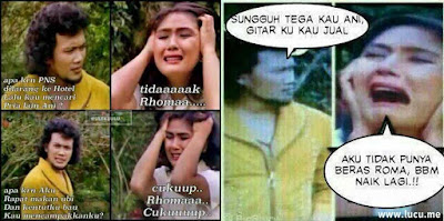 24 Meme Lucu "Rhoma-Ani" Drama Lebay Ini Bikin Ketawa Ngakak