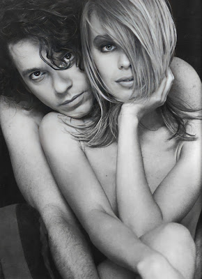 Michael Hutchence and Kylie Minogue