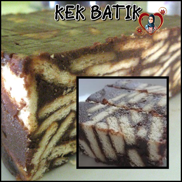 HASIL TANGAN GADIS KAMPUNG: RESEPI KEK BATIK