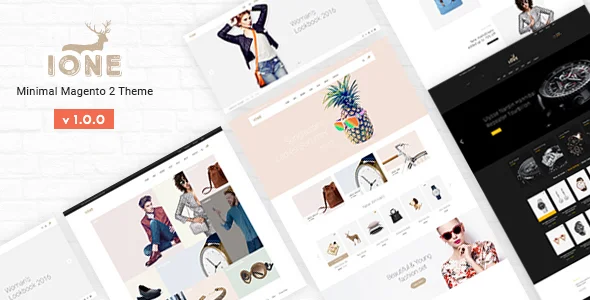 Download themeforest iOne fastest & most customizable minimal magento 2 theme