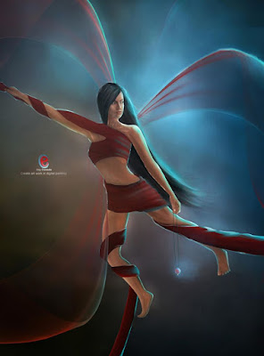  Painting : Flying Woman