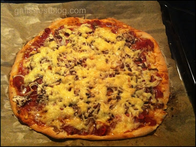 Selbstgemachte Pizza