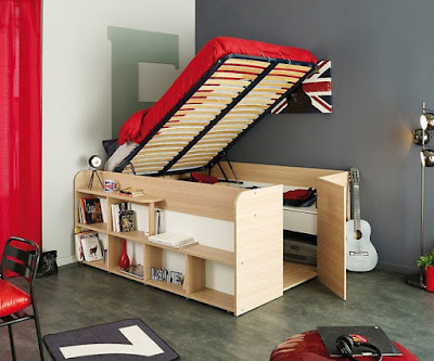 Parisot Space Up Bed and Storage, the Hidden Storage Bed