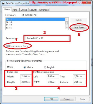 cara membuat ukuran kertas sendiri