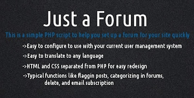 CodeCanyon � Just a Forum