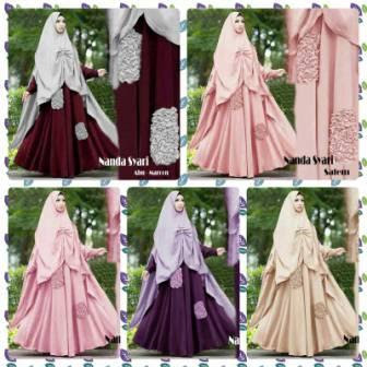 Gamis Syar i Terbaru Motif Nanda