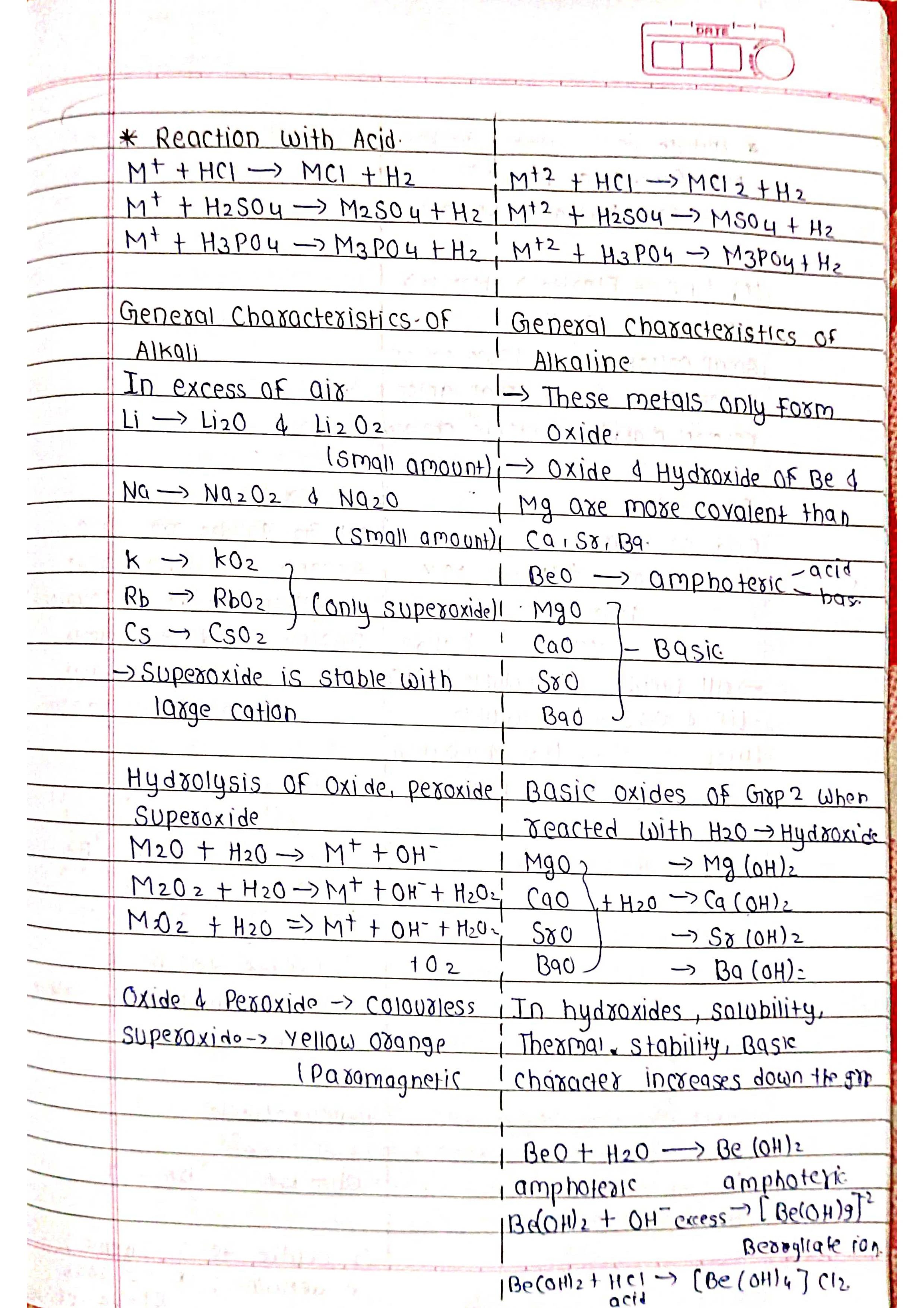 s-Block Elements - Chemistry Short Notes 📚