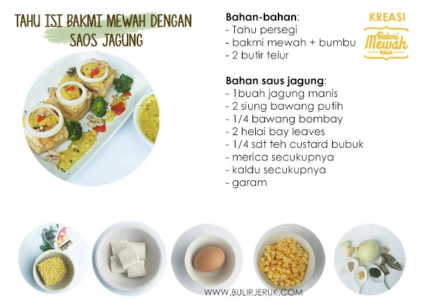 Cara Membuat Tahu Isi Bakmi Mewah