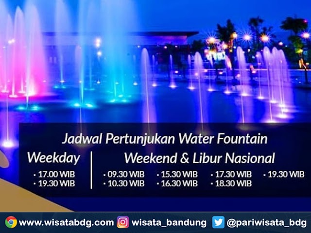 Ini Jadwal Pertunjukan Air Mancur dan Harga Tiket Kiara Artha Park Oktober 2020