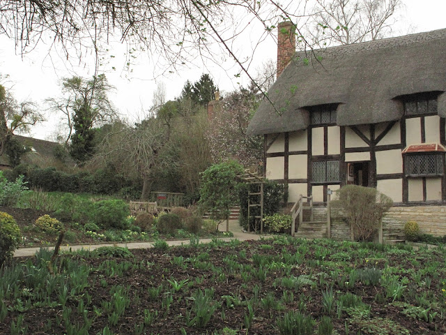 The home of the Hathaway family, Shakespeare's in-laws. It is known today as Anne Hathaway's Cottage.