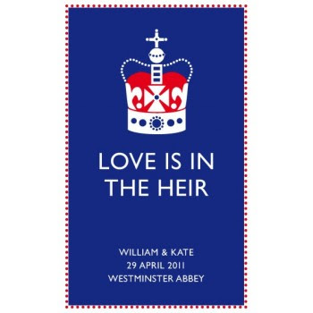 royal wedding tea towel. Tea towels are a much nicer