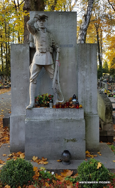 Powązki Powązkowska Warszawa Warsaw nekropolia Żoliborz groby żołnierzy wojskowi