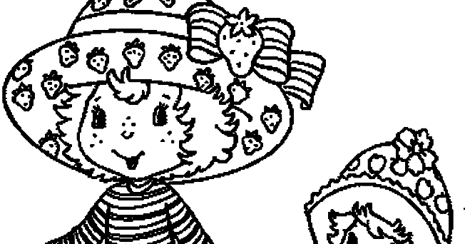 Strawberry Shortcake Coloring Pages Playing Baby Doll | Coloring Pages
