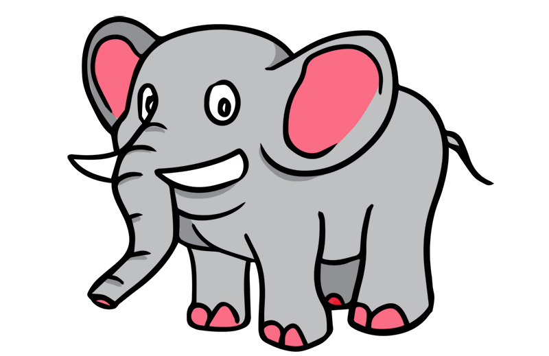 57+ Animasi Anak Gajah, Gambar Gokil