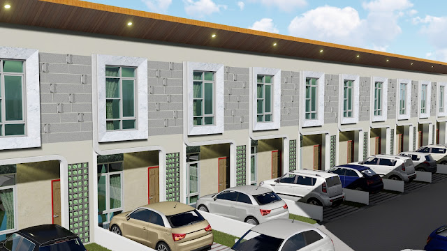 cluster perumahan townhouse