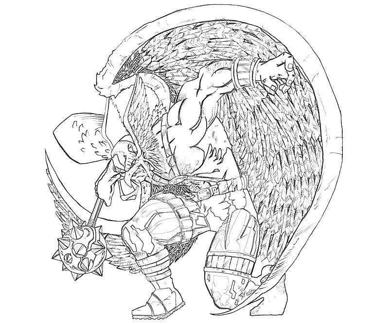 printable-hawkman-hawkman-weapon-coloring-pages