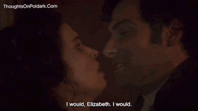 Angry ross Poldark throws Elizabeth on the bed where they kiss in the adaptation twist on the rape scene of season 2 episode 8