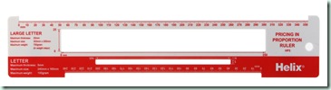 postal ruler