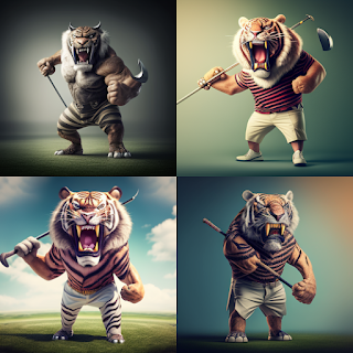 Cartoon tiger