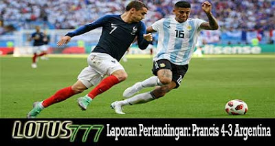 Laporan Pertandingan: Prancis 4-3 Argentina