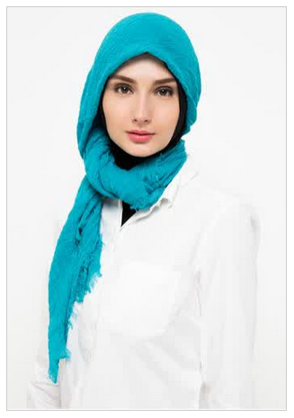10 Contoh Model Hijab Modern Untuk Wajah Bulat