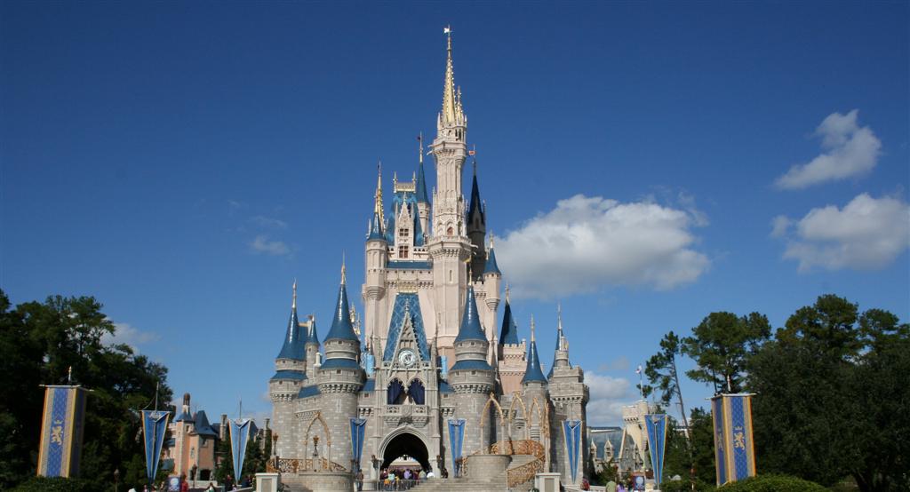 magic kingdom logo. magic kingdom castle florida.