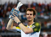 Andy Murray Hold His Winning Trophy