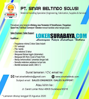 Open Recruitment at PT. Sinar Beltindo Solusi Surabaya Juli 2020