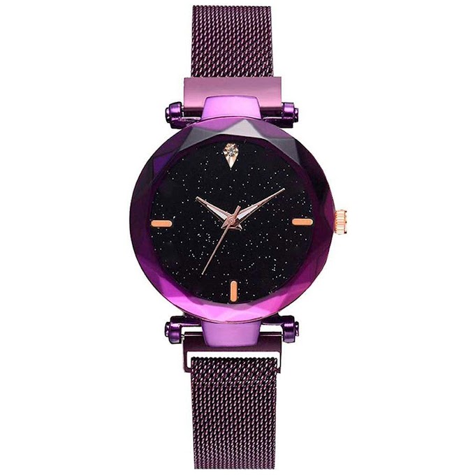 Analogue Purple Dial Watch for Girls